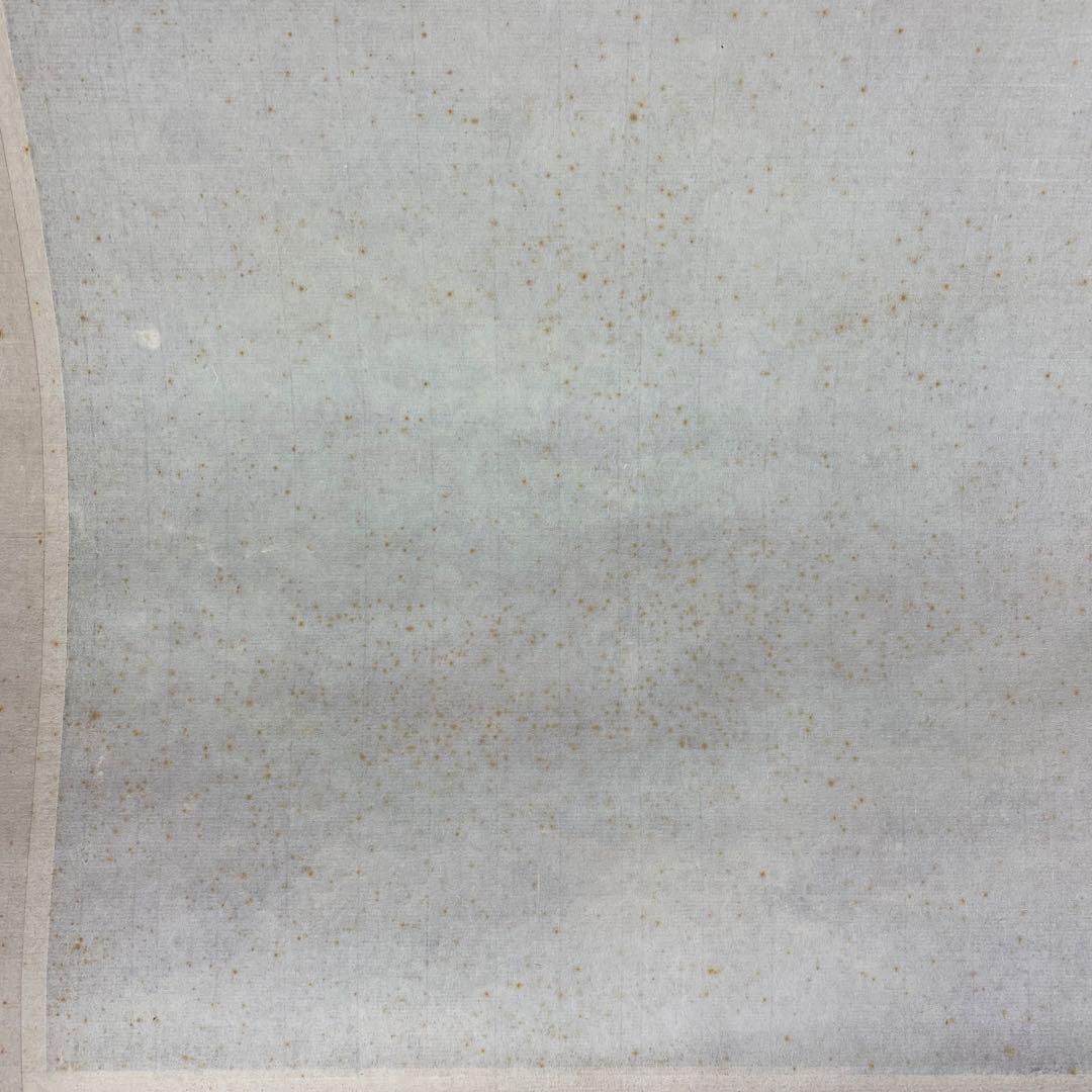 美品 掛け軸 松生春芳作 保津峡図 嵐山 共箱 太巻き付 夏掛け