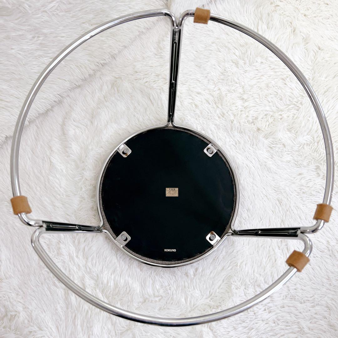 最終✨4個セット✨ KOKUYO 会議イス メタルフレーム 丸イス スツール 丸