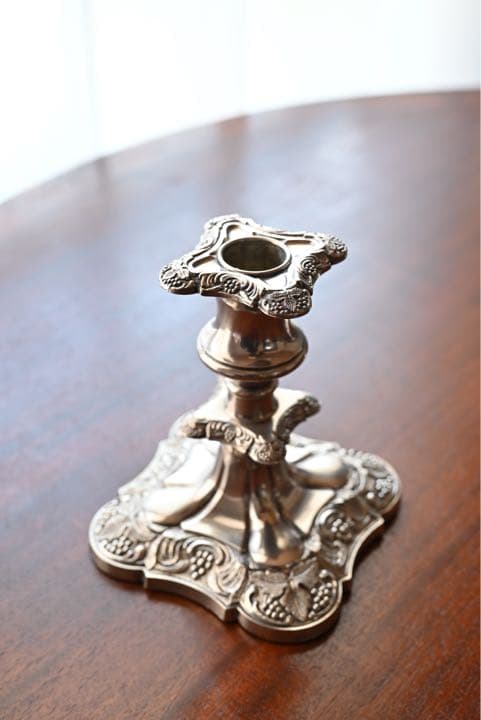 英国ビンテージ、キャンドルホルダー