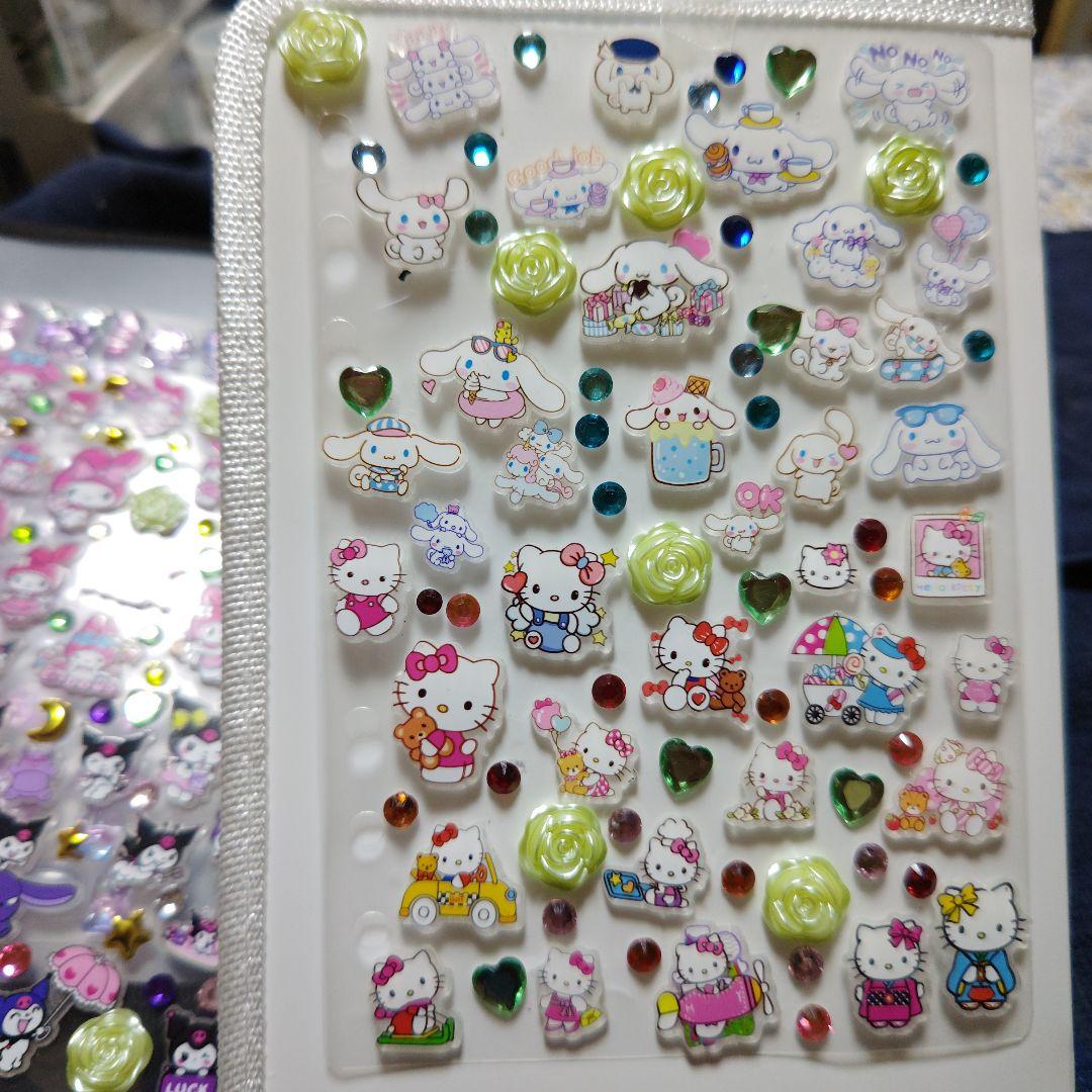 シール帳A5サンリオぎっしり15P!!25000円相当最近のシール貼ってます!