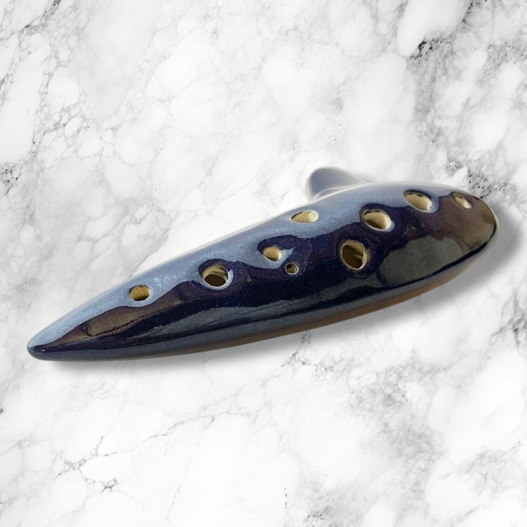 AULOS アウロス製 オカリナ グラデーションブルー