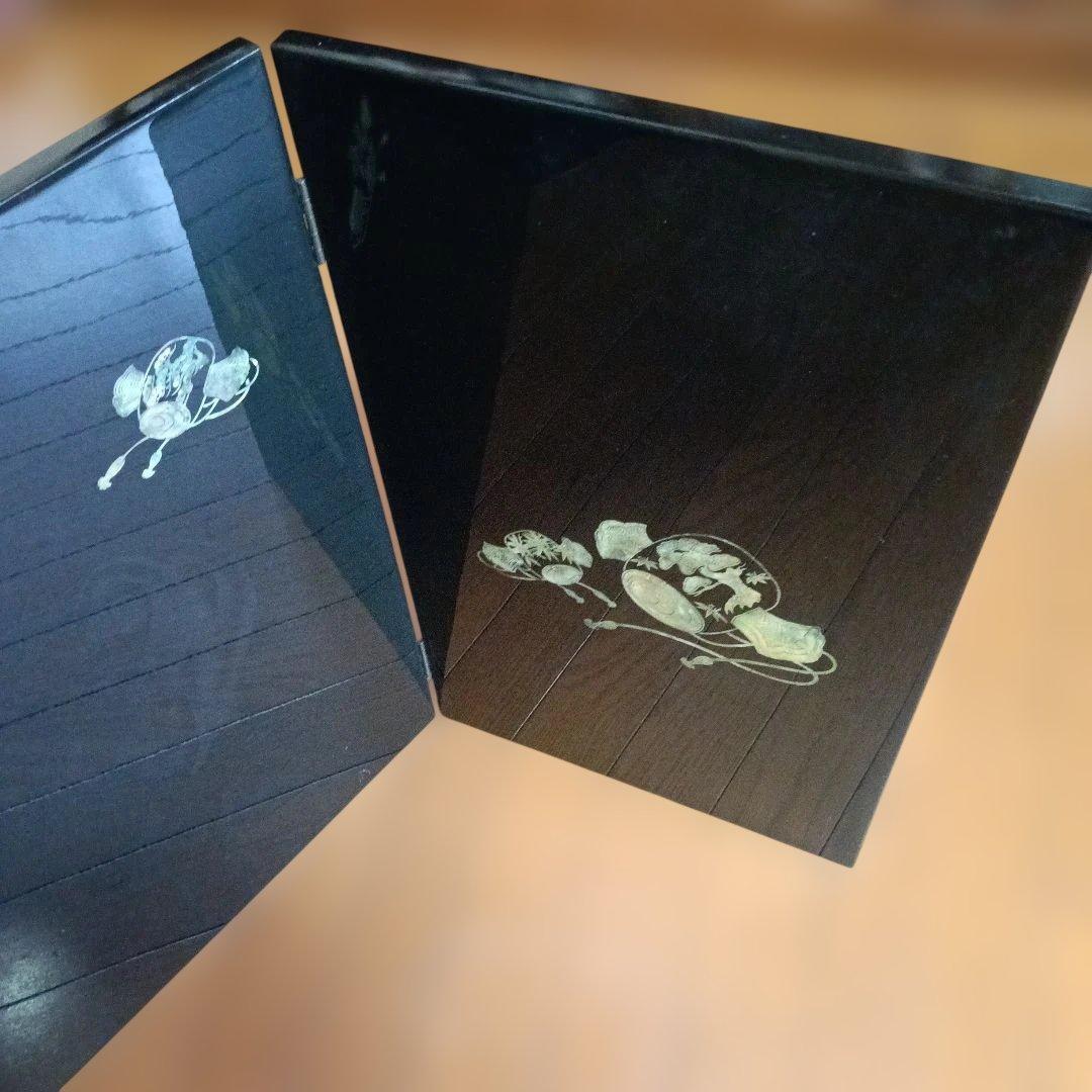 五月屏風　螺鈿