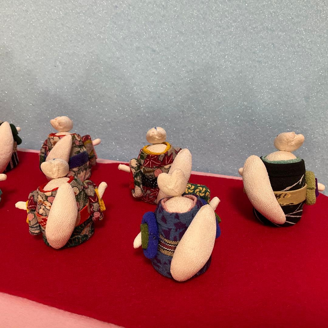 創作人形　ミニ 狐の花魁道中　べらぼう　瀬川