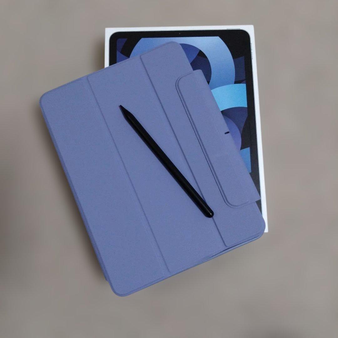 【美品】iPad Air(第4世代) 64GB スカイB ケース タッチペン付