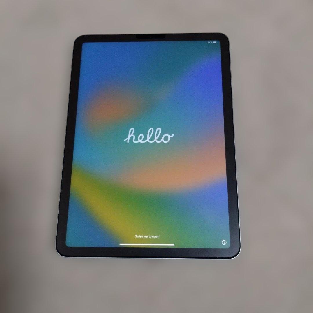 【美品】iPad Air(第4世代) 64GB スカイB ケース タッチペン付
