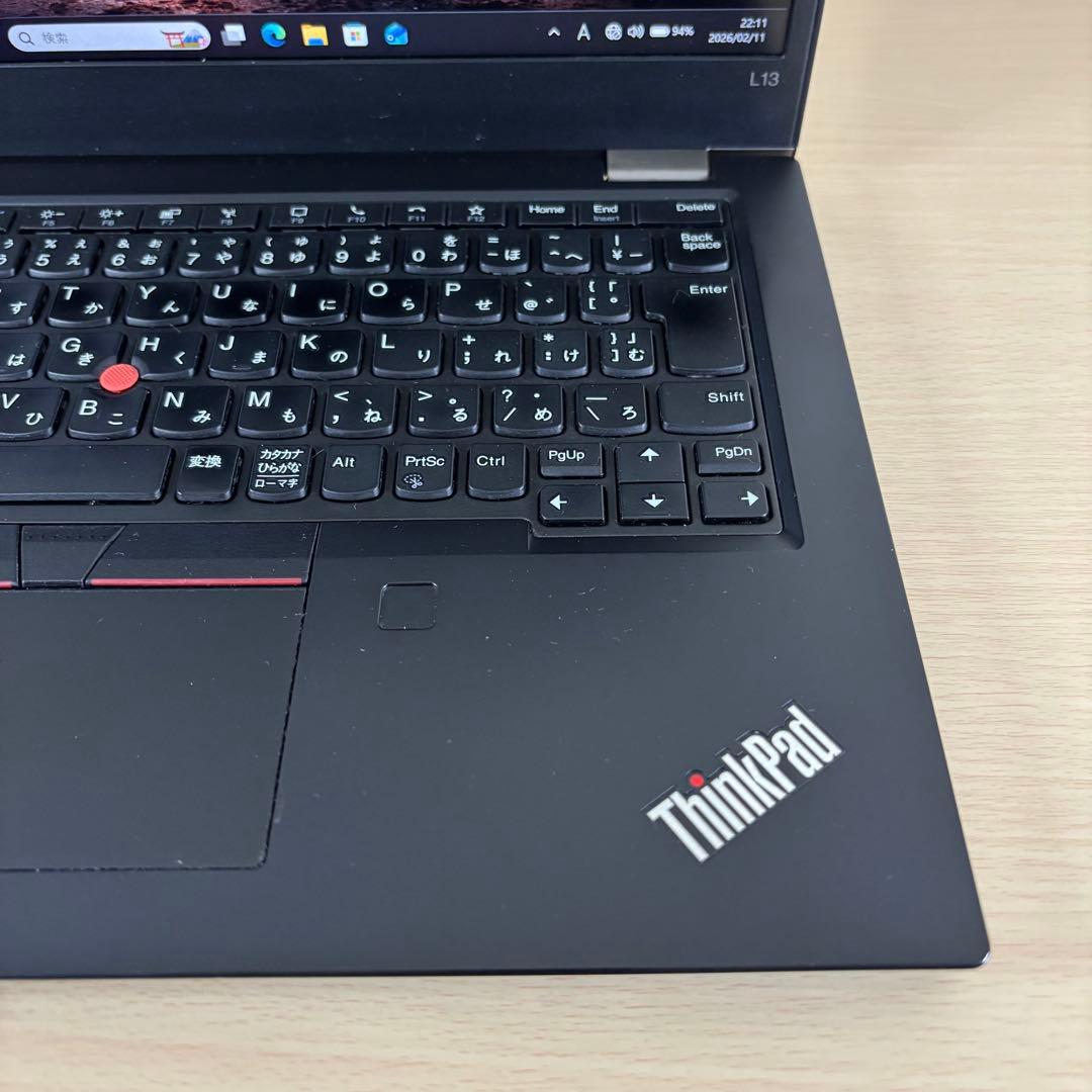 ThinkPad L13 Gen2 第11世代 i5 16GB 指紋認証