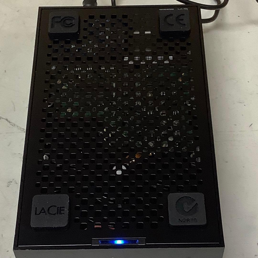 LaCie LCH-DB2TU 2TB 外付HDD 箱付(わー8)
