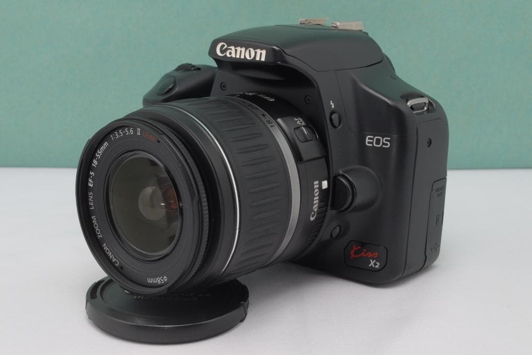 ☘️初心者向き✨️ Canon Kiss X2 一眼レフ 望遠 Wレンズセット