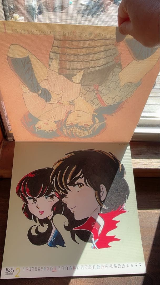 【貴重】高橋留美子 るーみっく わーるど オリジナル原画カレンダー1986年