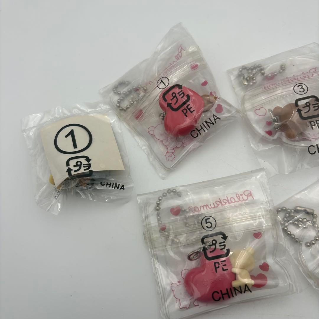 リラックマ コリラックマ キイロイトリ　ハート　フィギュア ストラップ 7点