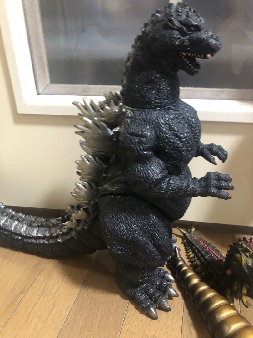 【希少】ゴジラフィギュア 1991年製 バンダイ 東宝 約37cmウルトラマン