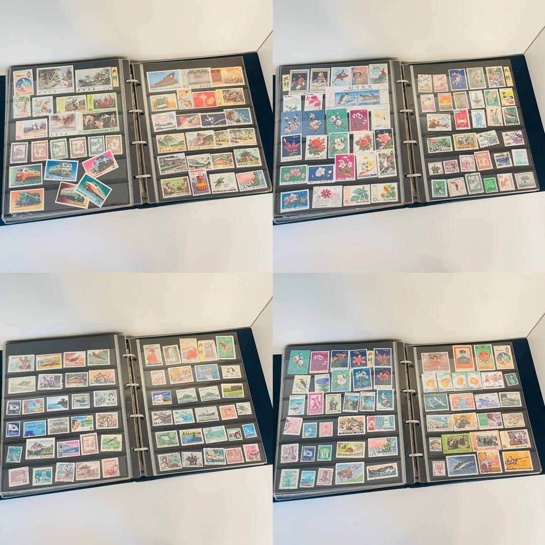 北朝鮮切手 大量まとめ アルバム多数 未使用多数 コレクション 使用済切手