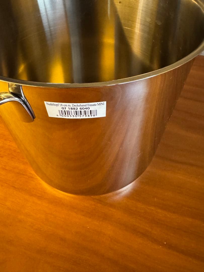 WMF 両手鍋 パスタ鍋 18cm ミニ パスタポット