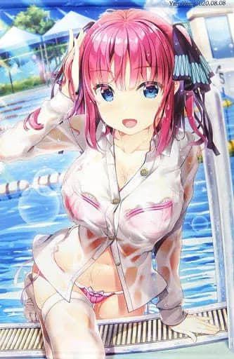 中野 二乃 5等分の花嫁 等身大 特大 タペストリー 6本セット コミケ