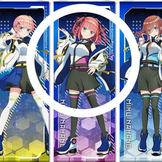 中野 二乃 5等分の花嫁 等身大 特大 タペストリー 6本セット コミケ