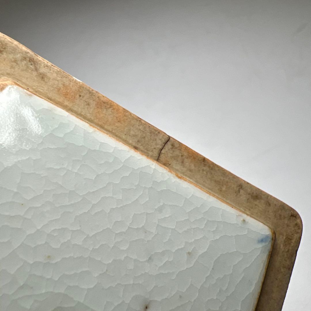 中国明時代　大明萬暦年製　五彩龍花紋小鉢　木箱付高7.5㎝東Y8-0331☆2F