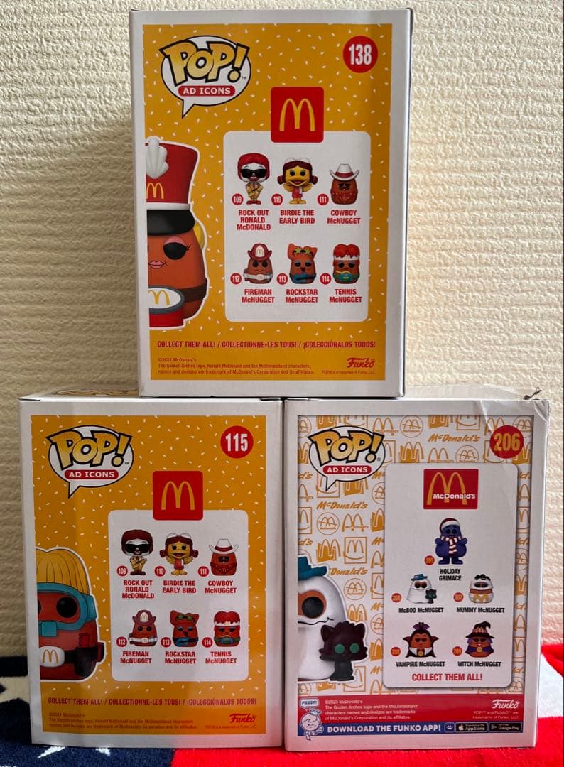 FUNKO POP マクドナルド　ナゲットバディーズ　限定　ドラマー　スキューバ