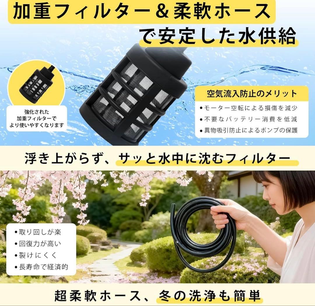 高圧洗浄機 ハンディ高圧洗浄機 収納ケース 洗車用グローブ 床掃除ブラシ付き