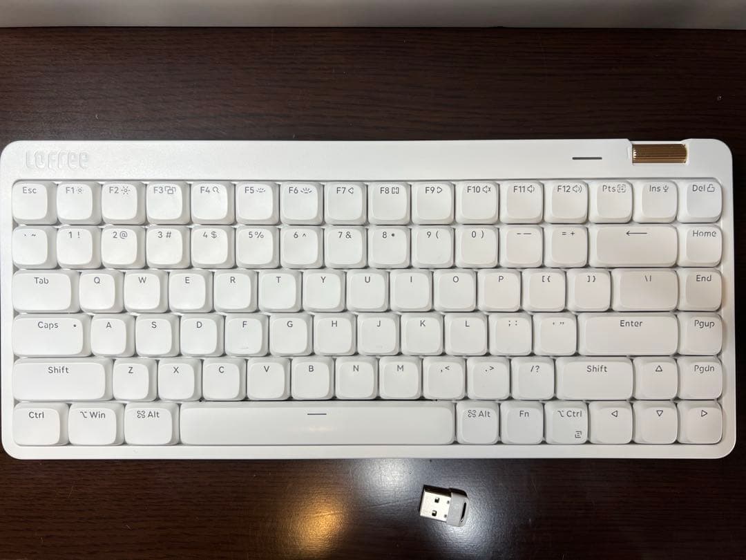 d*t様 Lofree Flow Lite 84 ロープロファイルキーボード　ホ