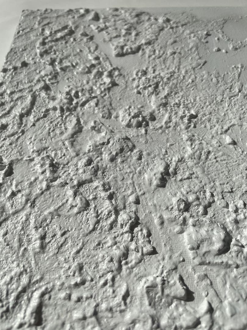 現代アート ライトグレー｜シンプル 北欧 モノトーン テクスチャーアート　パネル