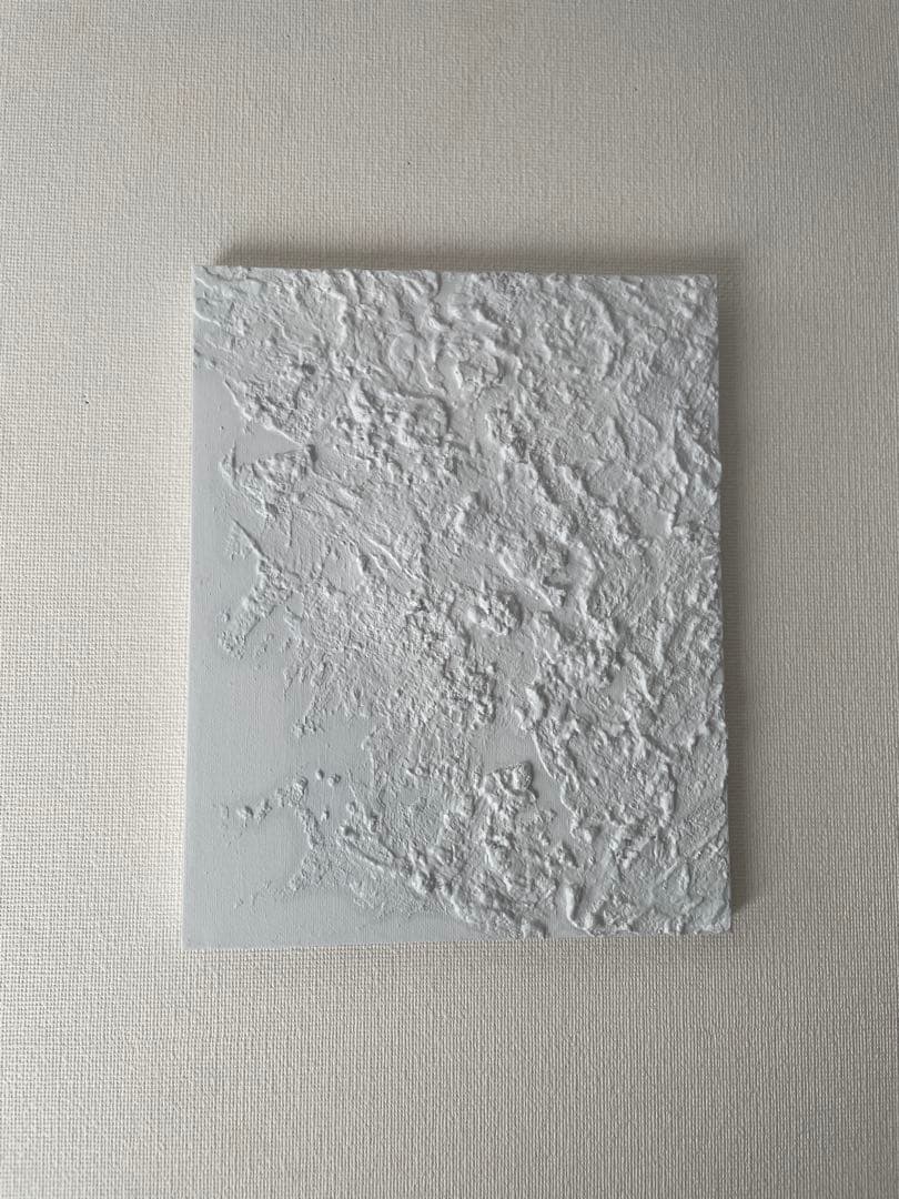 現代アート ライトグレー｜シンプル 北欧 モノトーン テクスチャーアート　パネル