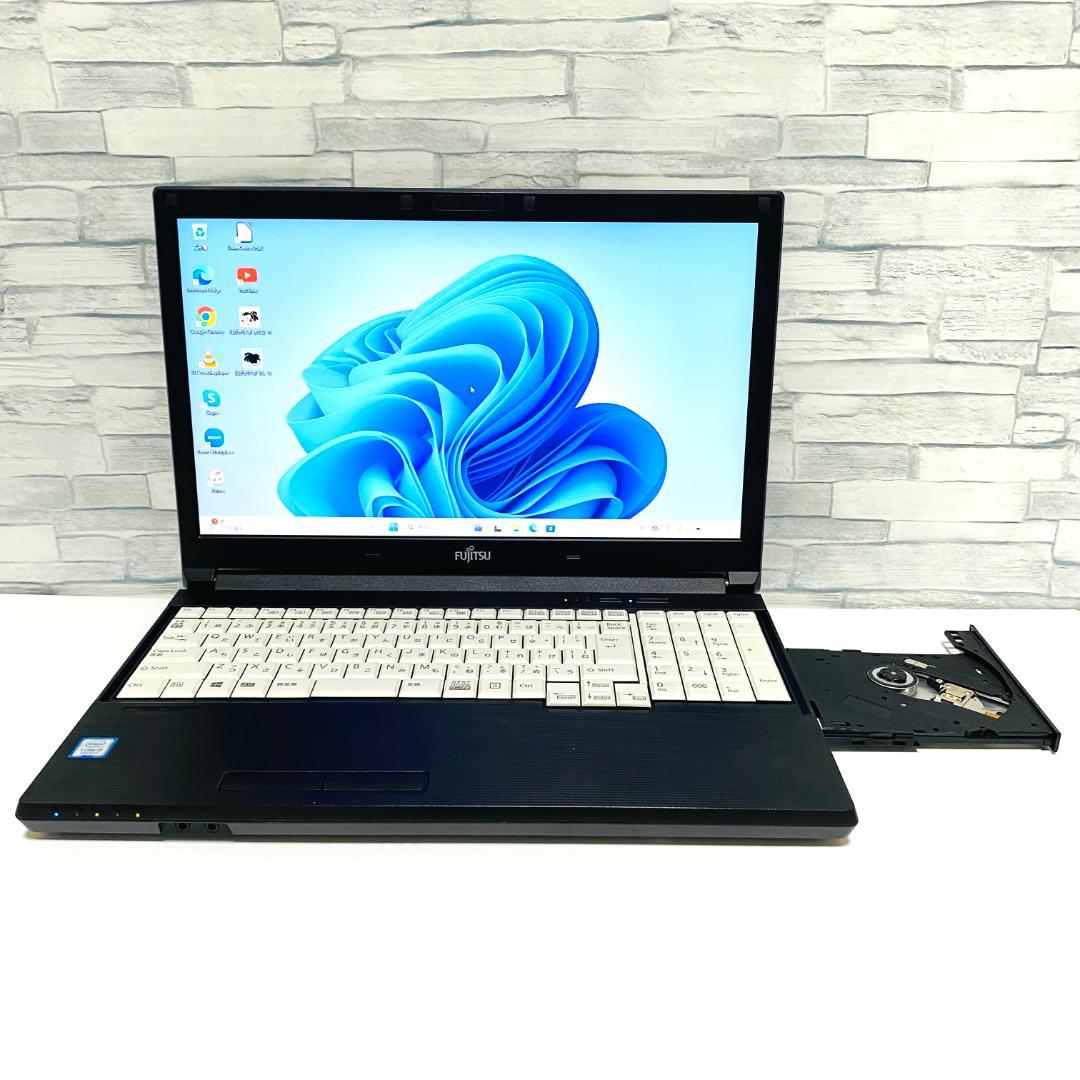 第8世代 富士通 ノートパソコン　Windows11　SSD 2018年製