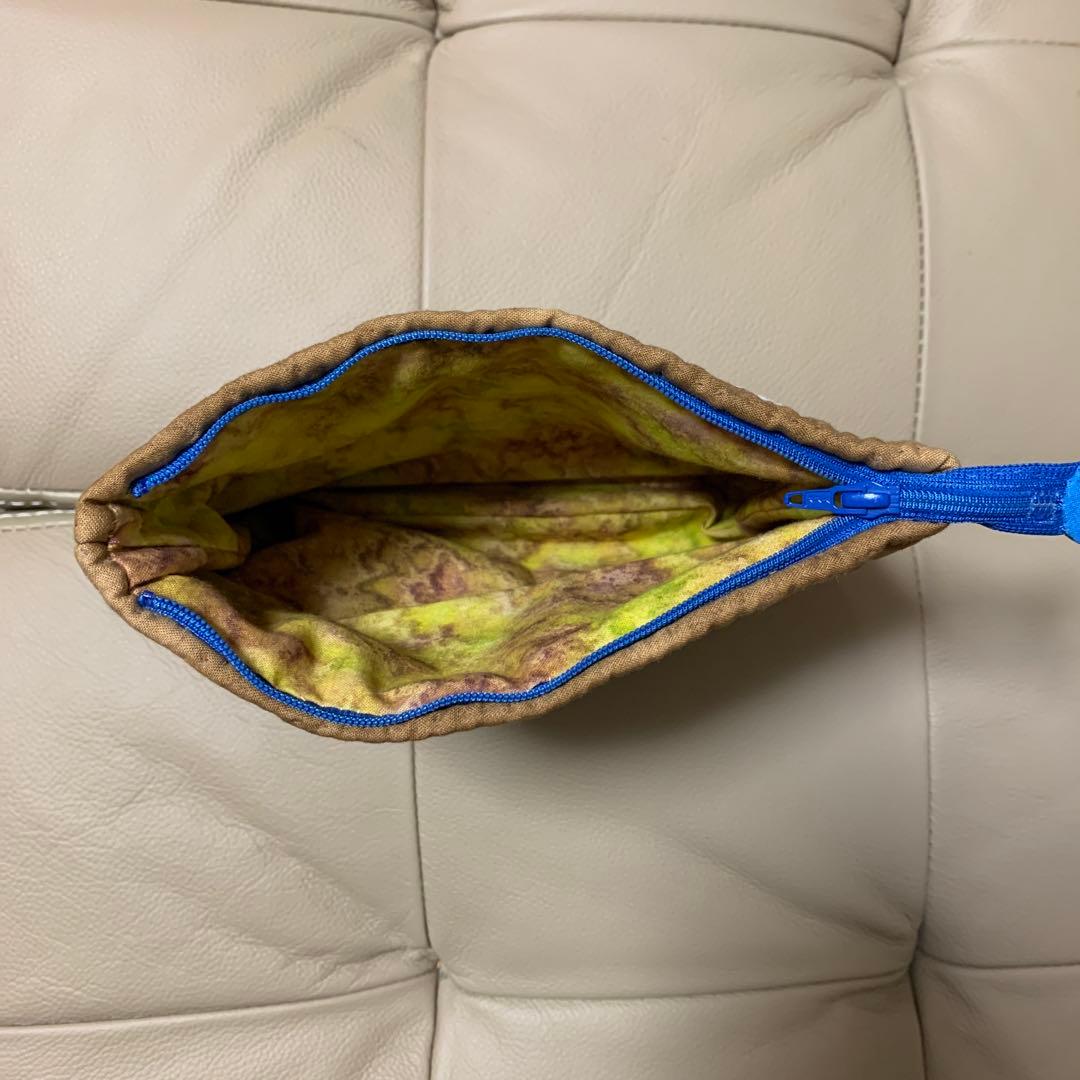 ハワイアンキルト バッグ & ポーチ セット ポピー ブルー