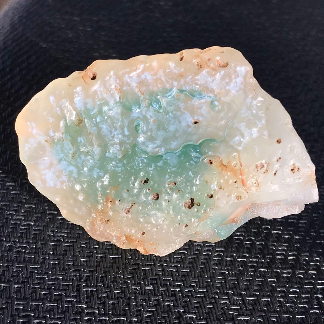 ゴビ石−1186 ゴビ瑪瑙　原石 緑