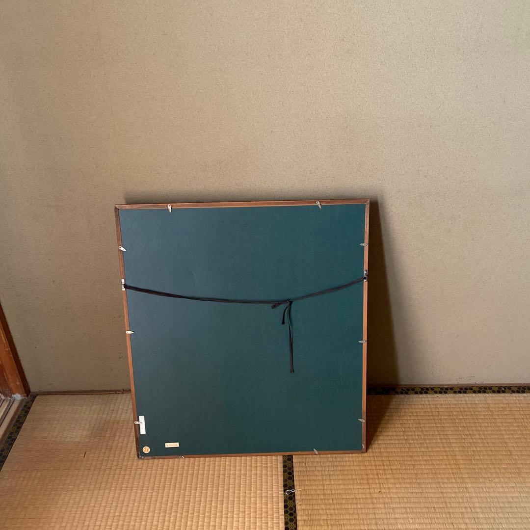 レオナール藤田 代表作「カフェにて」 複製画