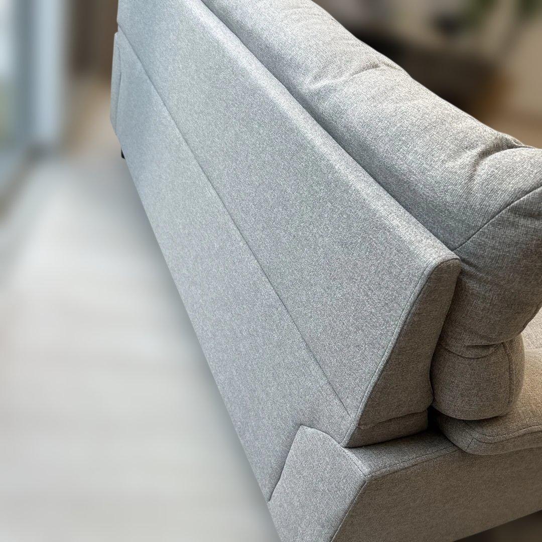 ニトリ　グレージュファブリック3人掛けソファ　ほぼ新品