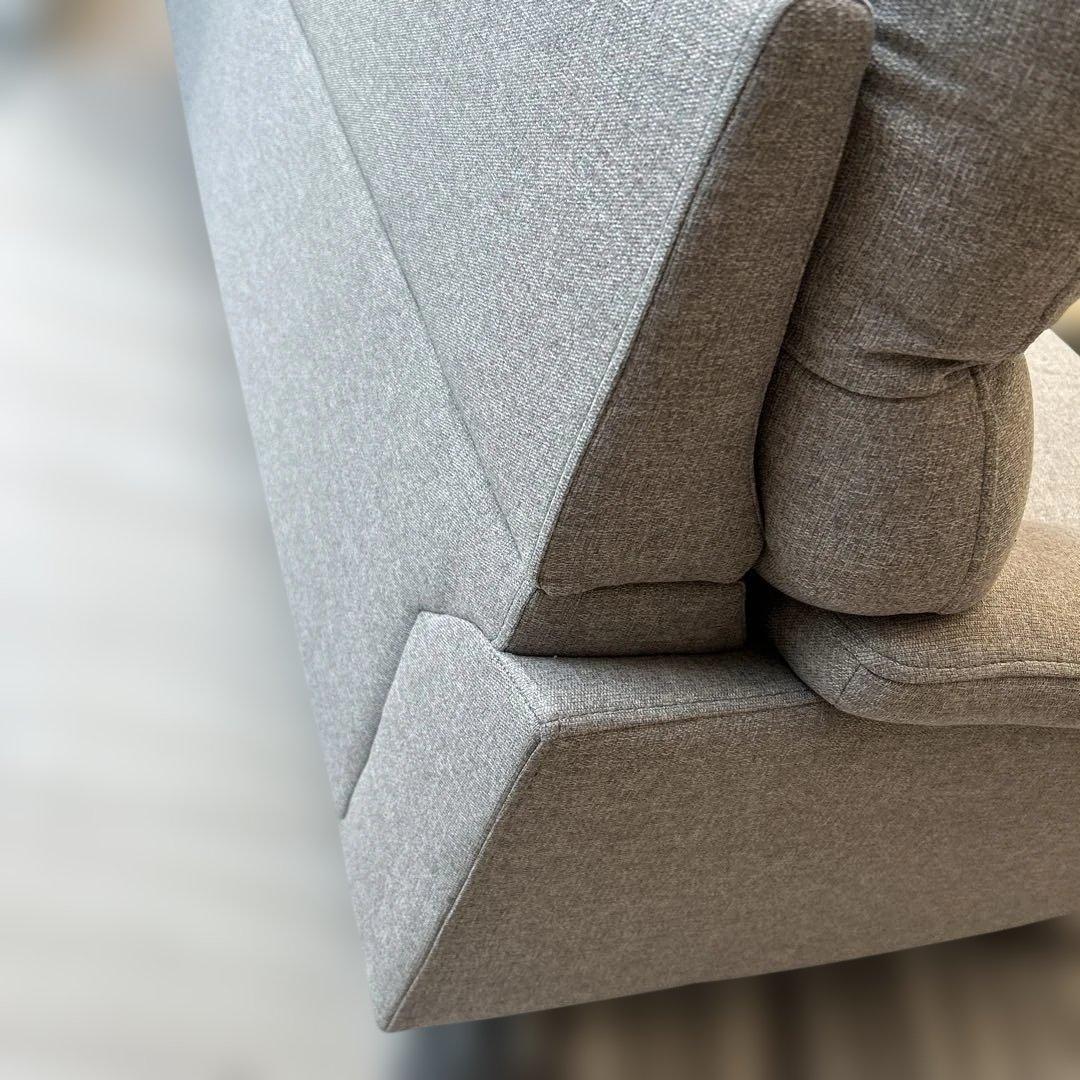 ニトリ　グレージュファブリック3人掛けソファ　ほぼ新品