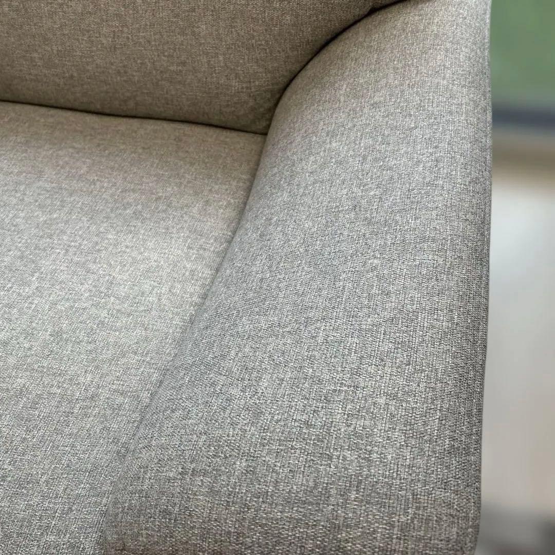 ニトリ　グレージュファブリック3人掛けソファ　ほぼ新品