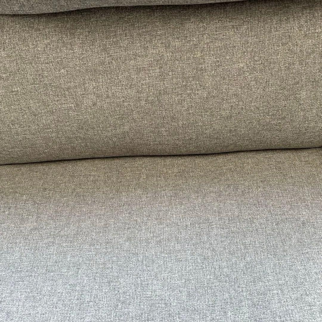 ニトリ　グレージュファブリック3人掛けソファ　ほぼ新品