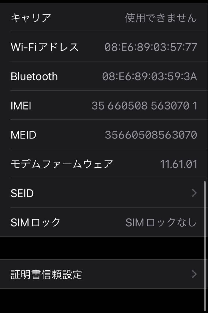 iPhoneSE(第1世代)