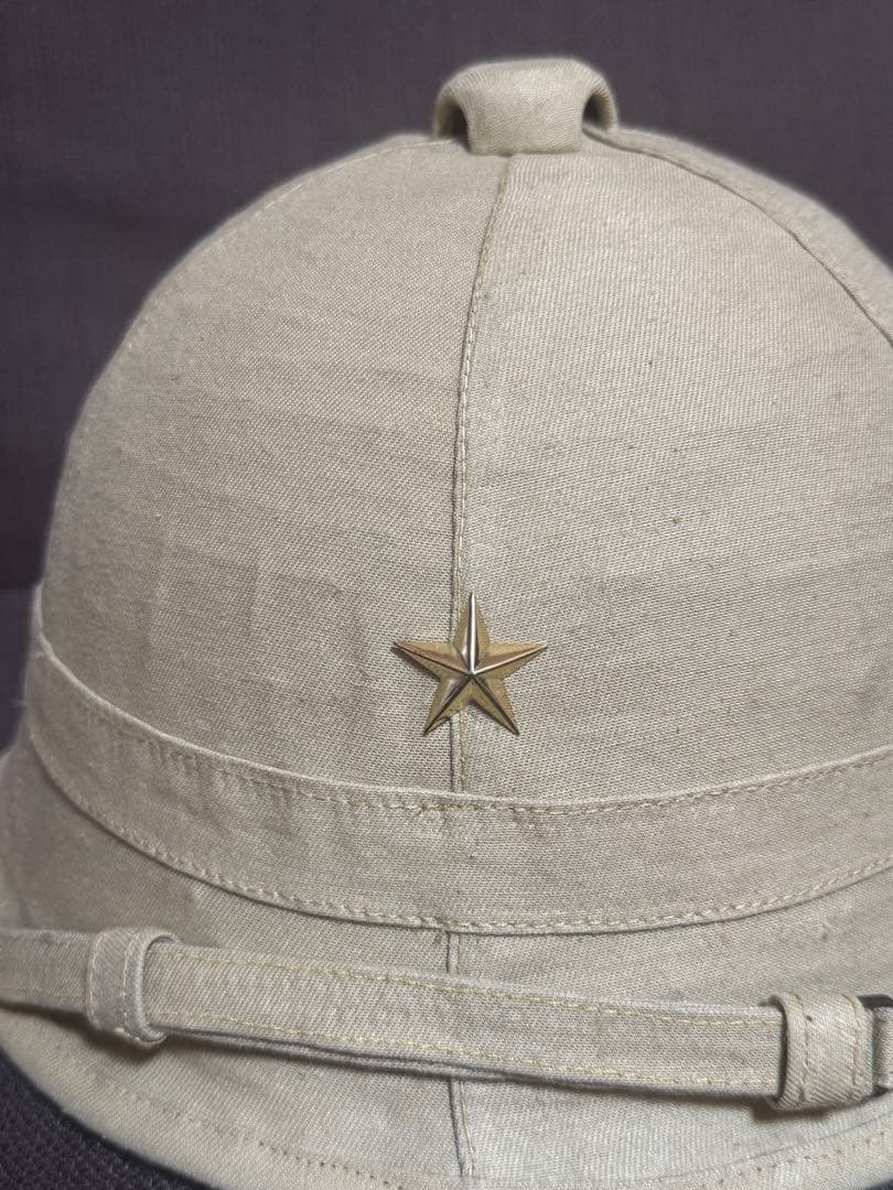 ぜんざい※10/3まで 日本軍陸軍　美品　初期型 防暑帽(九八式)