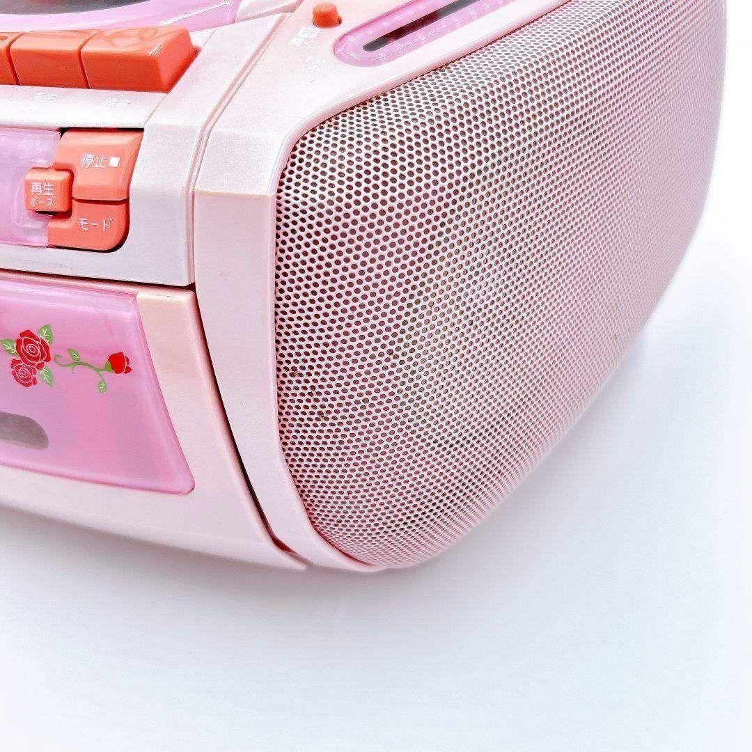 当時物 平成レトロ キティ CD ラジカセ DCD-100KT 【レア 希少】