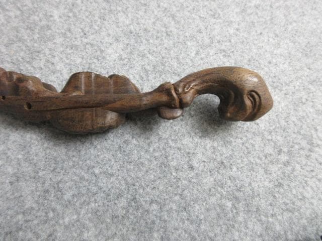 霊芝彫刻如意箱付き [B28849]