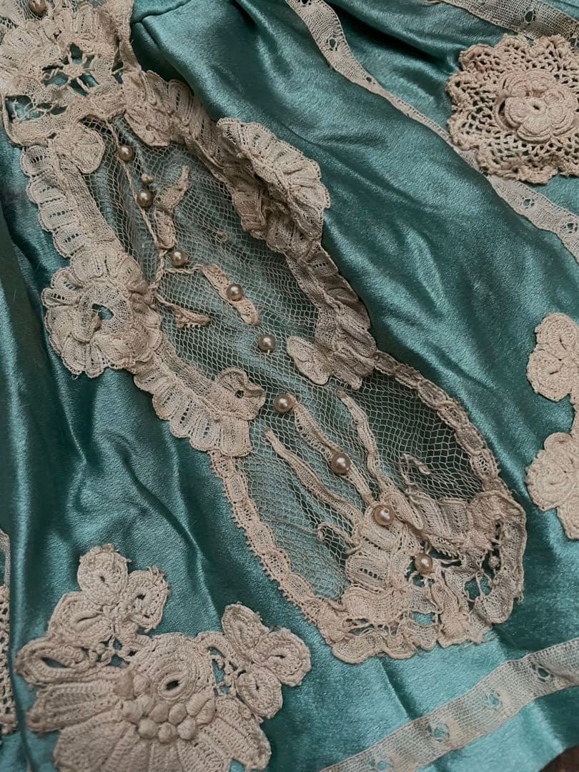 〜❤︎ アンティークビスクドール さんのドレス 〜❤︎ アンティークドールドレス