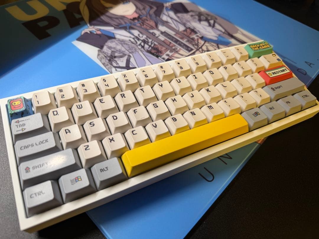 Gateron GT60 Pro + Tofu 60 Redux 自作キーボード