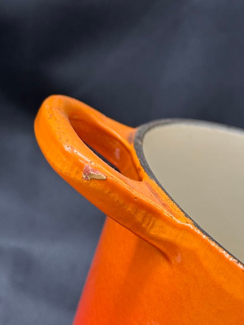 【USED】Le Creuset ルクルーゼ　両手鍋　22cm フランス製