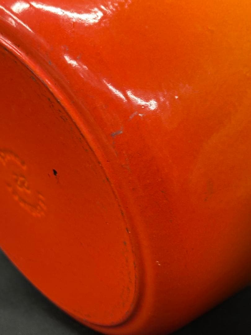 【USED】Le Creuset ルクルーゼ　両手鍋　22cm フランス製