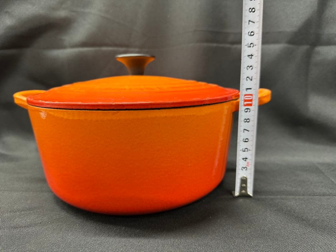 【USED】Le Creuset ルクルーゼ　両手鍋　22cm フランス製