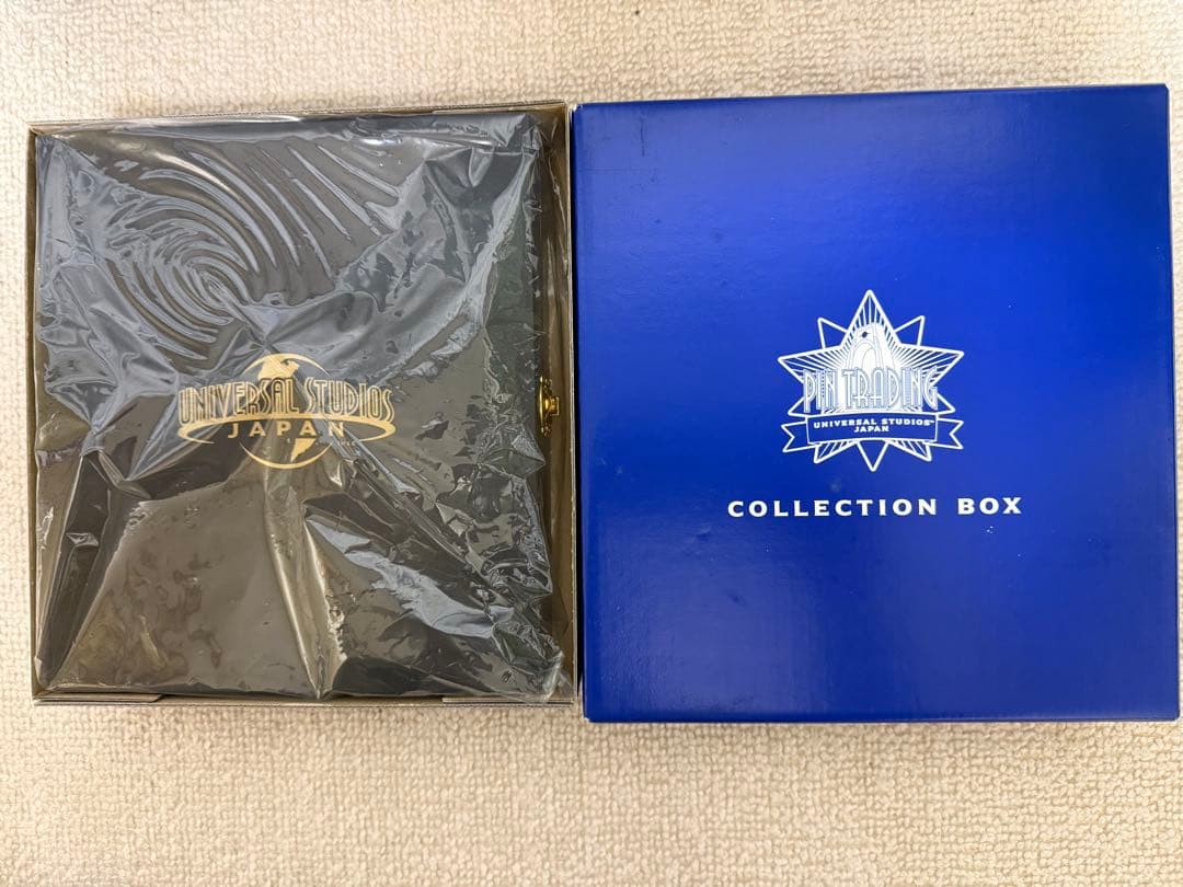 USJ 1周年コレクションBOXと非売品ピンバッチ19種、スヌーピーは色違い2種