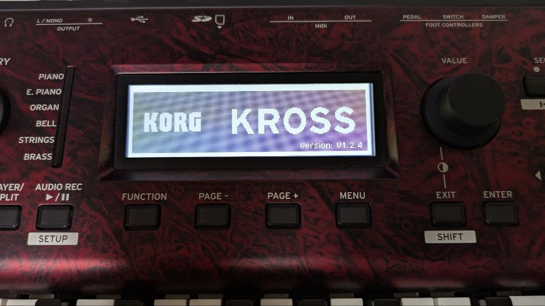 【レア】KORG KROSS2-61 RM(レッドマーブル)+純正付属品多数