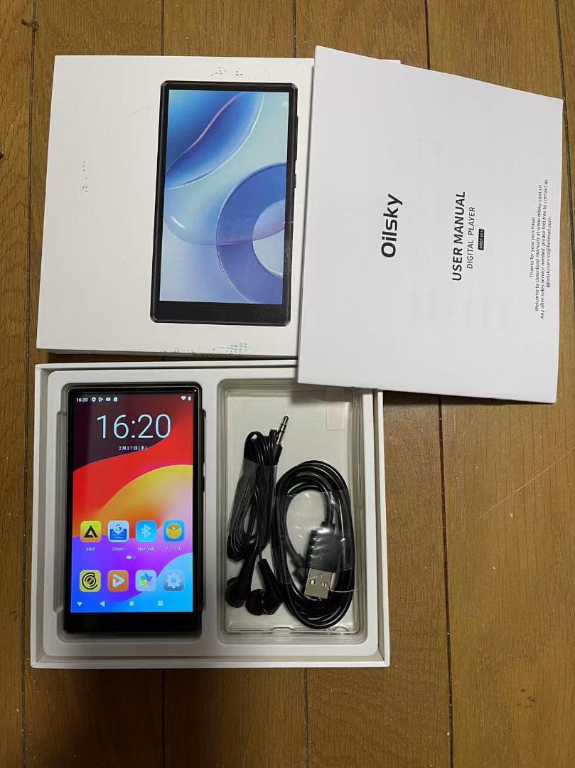 A77 4.7インチ MP3プレーヤー Bluetooth WiFi 80GB