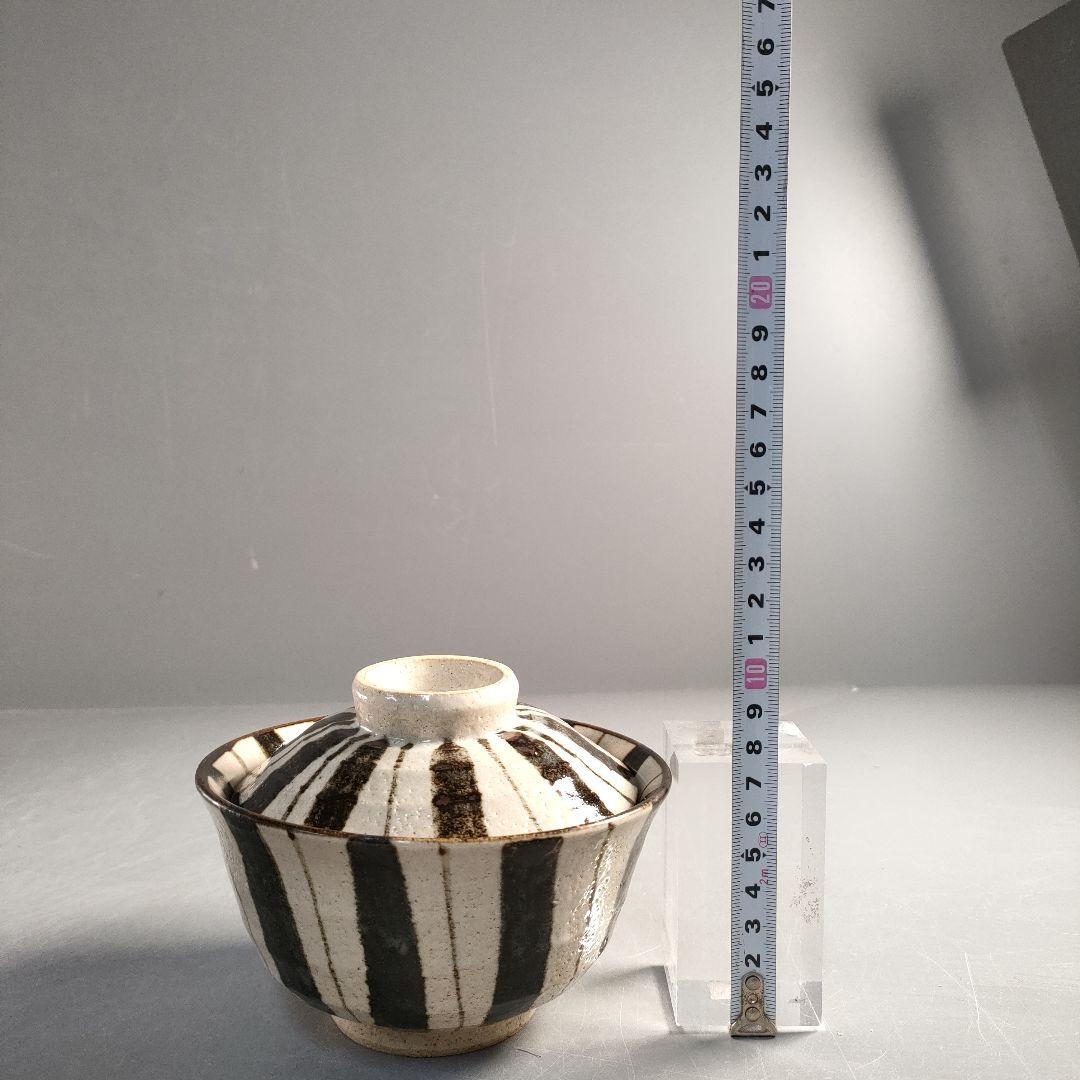 A1328-2/雄山/魯山人味道 十草蓋碗揃5客/共箱/茶碗/蓋物/茶道具/