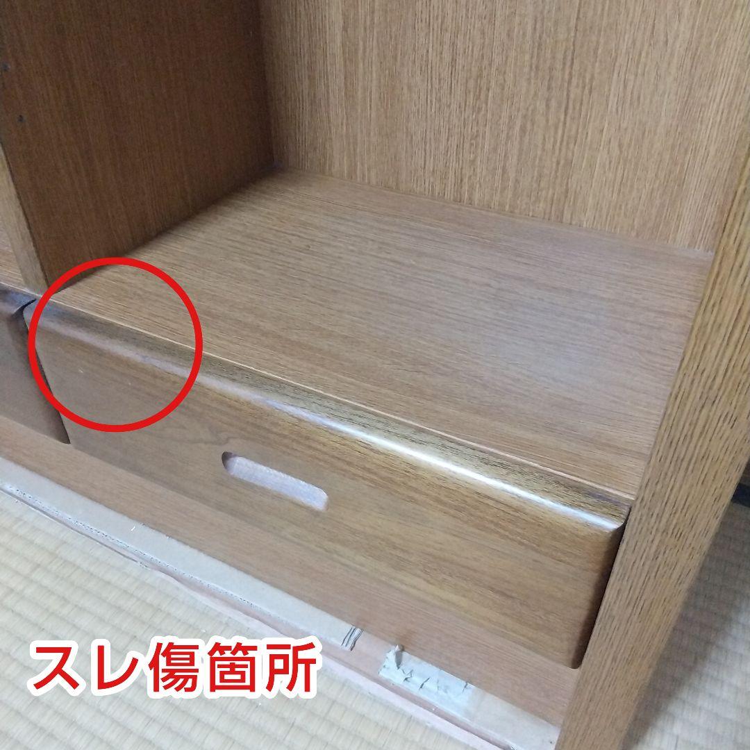 大きい本棚①　木製　ダークブラウン　幅90cm　高224cm　１個　　匿名配送