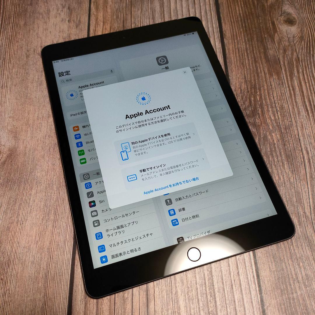 iPad 第7世代 32GB スペースグレー SIMフリー 超美品