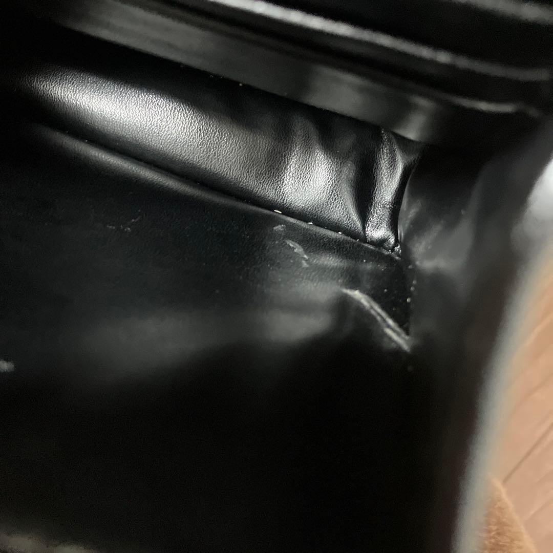 難あり CHANEL メイクアップチェーン3wayブラックバッグ