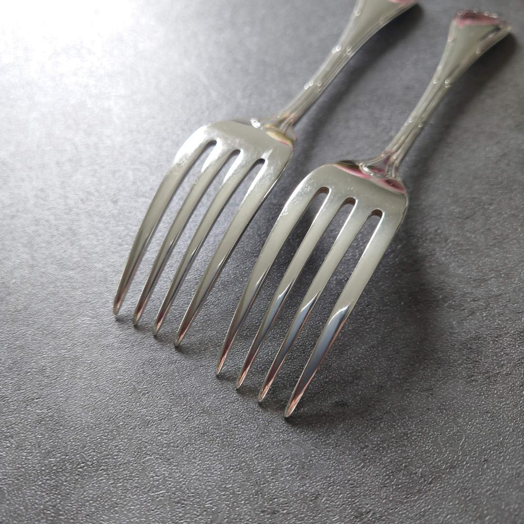 希少 クリストフル リュバン フィッシュフォーク 2点